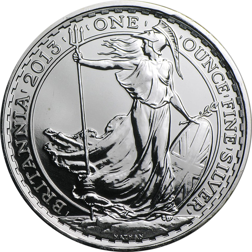 Pre-Owned 2013 UK Britannia Privy Snake 1oz Silver Coin - VAT Free