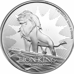 Pre-Owned 2019 Niue Lion King 1oz Silver Coin - VAT Free