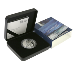 Pre-Owned 2018 UK Britannia 1oz Silver Proof Coin - VAT Free