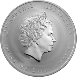 Australian LUNAR 銀貨　申年　2016 Buy 2016 Australia 1 oz Silver Lunar Monkey BU (Series II