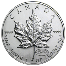 Pre-Owned 1999/2000 Canadian Maple 'Millennium Privy' 1oz Silver Coin - VAT Free