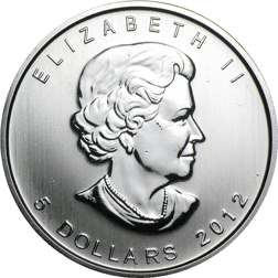 Pre-Owned 2012 Canadian Maple Leaning Tower of Pisa Privy 1oz Silver Coin - VAT Free