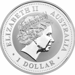 Pre-Owned 2002 Australian Kookaburra 1oz Silver Coin - VAT Free