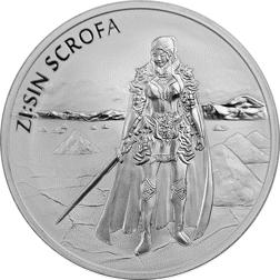 Pre-Owned 2019 South Korea ZI:SIN Scrofa 1oz Silver Round