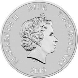 Pre-Owned 2019 Niue Star Wars Darth Vader 1oz Silver Coin - VAT Free