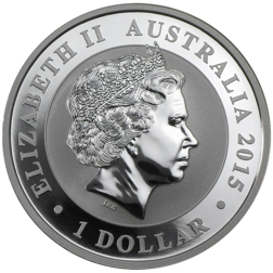 Pre-Owned 2015 Australian Kookaburra Colourised 1oz Silver Coin - VAT Free