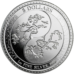Pre-Owned 2018 Tokelau Equilibrium 1oz Silver Coin - VAT Free
