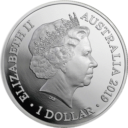 Pre-Owned 2019 Australian Bottlenose Dolphin 1oz Silver Coin - VAT Free