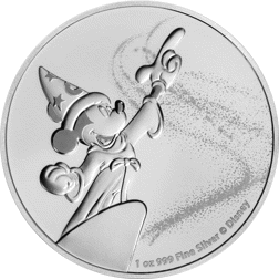Pre-Owned 2019 Niue Disney Fantasia 1oz Silver Coin - VAT Free