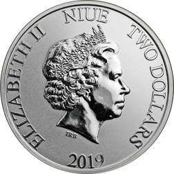 Pre-Owned 2019 Niue Disney 85 Years of Donald Duck 1oz Silver Coin - VAT Free
