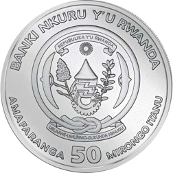 Pre-Owned 2019 Rwanda Victoria Nautical Ounce 1oz Silver Coin - VAT Free