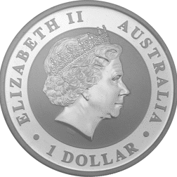 Pre-Owned 2018 Australian Kookaburra Gold Gilded Holo with Black Ruthenium 1oz Silver Coin - VAT Fre