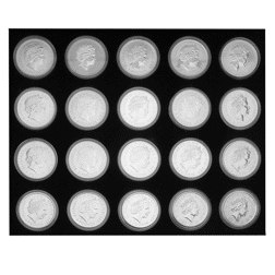 Pre-Owned 1998 - 2017 UK Britannia 1oz Silver 20-Coin Collection - VAT Free