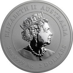 Pre-Owned 2020 Australian Lunar Mouse 2oz Silver Coin - VAT Free