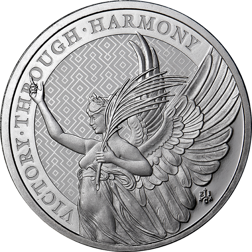 2021 St Helena The Queen's Virtues Victory 1oz Silver Coin
