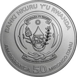 Pre-Owned 2020 Rwanda African Bushbaby 1oz Silver Coin - VAT Free
