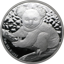 Pre-Owned 2009 Australian Koala 1oz Silver Coin - VAT Free