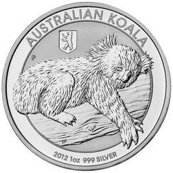 Pre-Owned 2012 Australian Koala - Berlin Bear Privy 1oz Silver Coin - VAT Free