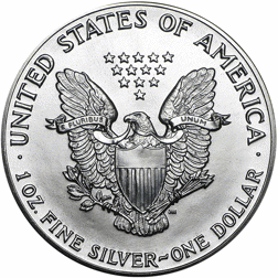 Pre-Owned 1987 USA Eagle 1oz Silver Coin - VAT Free