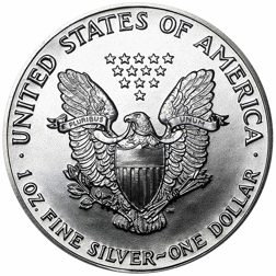 Pre-Owned 1989 USA Eagle 1oz Silver Coin - VAT Free