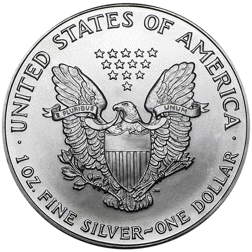 Pre-Owned 1993 USA Eagle 1oz Silver Coin - VAT Free