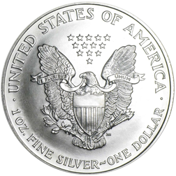 Pre-Owned 1995 USA Eagle 1oz Silver Coin - VAT Free