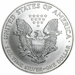 Pre-Owned 1997 USA Eagle 1oz Silver Coin - VAT Free