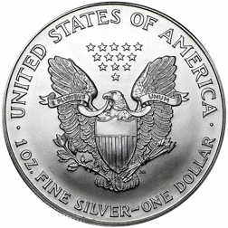 Pre-Owned 1999 USA Eagle 1oz Silver Coin - VAT Free