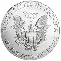 Pre-Owned 2002 USA Eagle 1oz Silver Coin - VAT Free