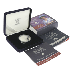 Pre-Owned 1900-2000 Queen Mother Centenary Silver £5 Crown Coin - VAT Free