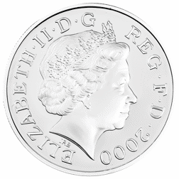 Pre-Owned 1900-2000 Queen Mother Centenary Silver £5 Crown Coin - VAT Free