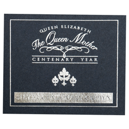 Pre-Owned 1900-2000 Queen Mother Centenary Silver £5 Crown Coin - VAT Free