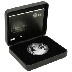 Pre-Owned UK 2015 Britannia Proof 1oz Silver Coin - VAT Free