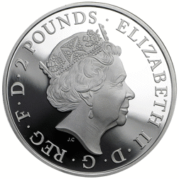 Pre-Owned UK 2015 Britannia Proof 1oz Silver Coin - VAT Free