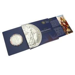 Pre-Owned 2012 UK Britannia 1oz Silver Coin - Carded Special Edition - VAT Free
