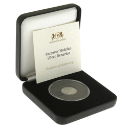 Pre-Owned Emperor Hadrian Silver Denarius - VAT Free