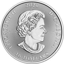 Pre-Owned 2020 Canadian Creatures of the North: Kraken 2oz Silver Coin