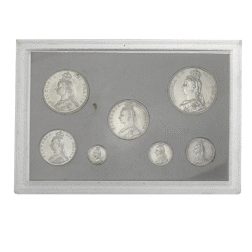 Pre-Owned 1887 Jubilee Coinage of Queen Victoria Silver Coin Collection - VAT Free