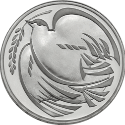 Pre-Owned 1995 UK WWII Peace Dove Silver Proof Design £2 Coin - VAT Free