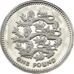 Pre-Owned 1997 UK £1 Proof Design Silver Coin - VAT Free