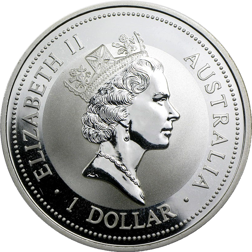 Pre-Owned 1996 Australia Kookaburra 1oz Silver Coin - VAT Free