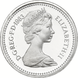 Pre-Owned 1983 UK £1 Proof Design Silver Coin - VAT Free