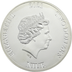 Pre-Owned 2021 Niue Bitcoin 1oz Silver Coin - VAT Free