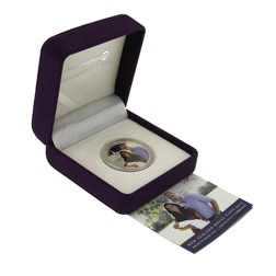 Pre-Owned 2014 New Zealand Royal Visit 1oz Proof Silver Coin - VAT Free