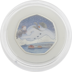 Pre-Owned 2018 UK 'The Snowman' Proof Silver 50p Coin - VAT Free
