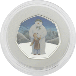 Pre-Owned 2019 UK 'The Snowman' Proof Silver 50p Coin - VAT Free