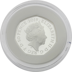 Pre-Owned 2019 UK 'The Snowman' Proof Silver 50p Coin - VAT Free