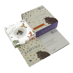 Pre-Owned 2019 UK 'The Gruffalo and Mouse' Proof Silver 50p Coin - VAT Free