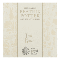 Pre-Owned 2017 UK Beatrix Potter 'Tom Kitten' Proof Silver 50p Coin - VAT Free