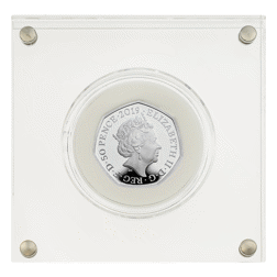 Pre-Owned 2019 UK Beatrix Potter 'Peter Rabbit' Proof Silver 50p Coin - VAT Free